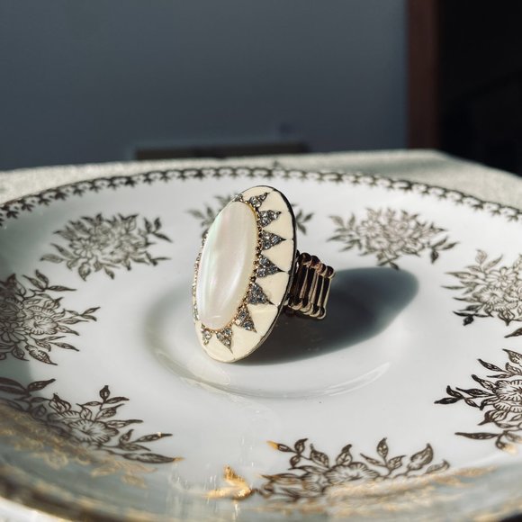 Vintage Opale ring - Picture 4 of 5